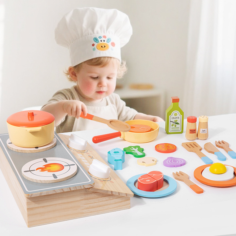 Kitchen Appliances Kids - Montessori Erken Eğitim Ahşap Çocuk Simülasyon