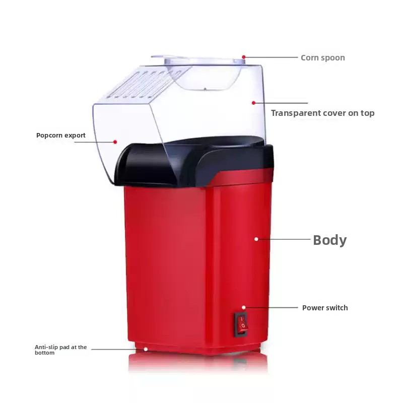 Yağsız hava mısır makinesi, Pi - Air Popcorn Maker incelemesi ve fiyatı