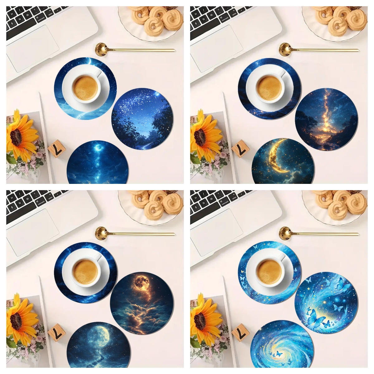 4 Parçalı Renkli Yıldızlı Göky - Kitchen Appliances Set incelemesi ve fiyatı