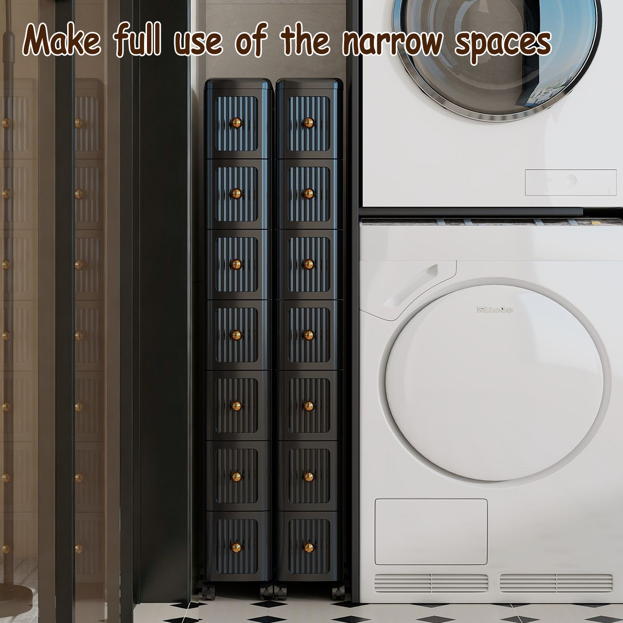 15CM Dar Aralıklı Çekmeceli De - Kitchen Appliances Cabinet incelemesi ve fiyatı