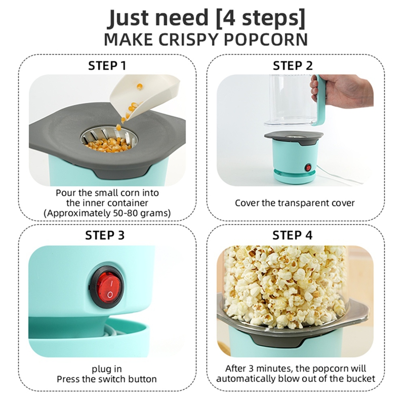 Patlamış mısır makinesi ev sağ - Air Popcorn Maker incelemesi ve fiyatı