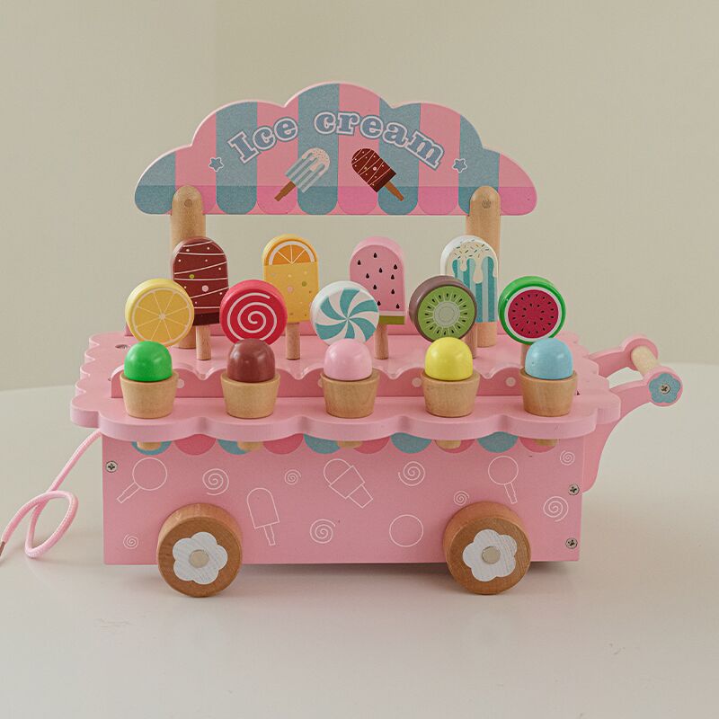 Çocuklar Ahşap Dondurma Arabas - Kitchen Appliances Kids incelemesi ve fiyatı